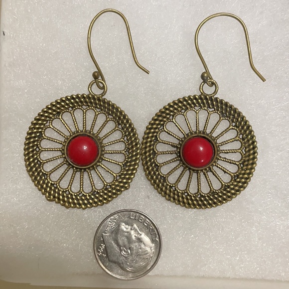 One of a kind drop earrings - Picture 2 of 2